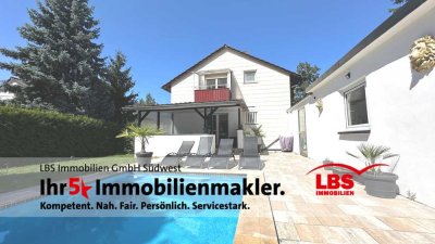 Einfamilienhaus mit Pool und tollem Grundstück in der Nordweststadt