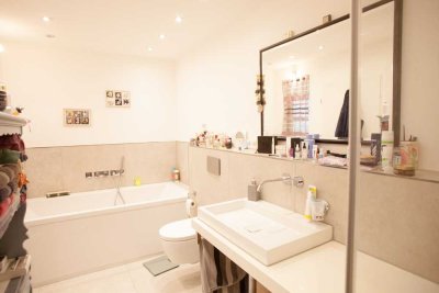 Moderne Erdgeschosswohnung mit großer Terrasse und eigenem Eingang