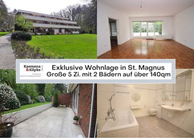 Exklusive 5 Zimmer im Erdgeschoss m. großer Terrasse