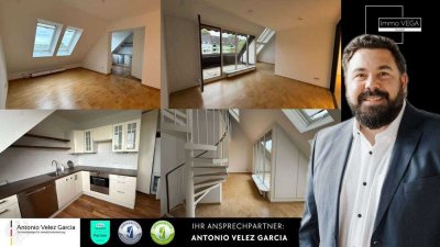 Großzügige Maisonette-Wohnung mit Dachterrasse und TG-Stellplatz am Zooviertel