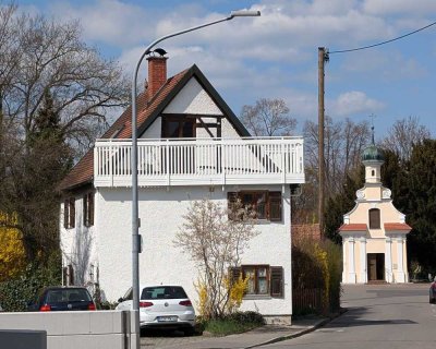 Kleines Haus mit Garten direkt am Krumbacher Stadtpark