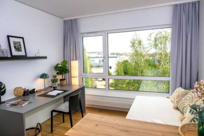 DIE ZIMMEREI | Möblierte 1-Zimmer-Wohnung am Campus Riedberg: ideal für Studierende | Basic Bude