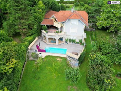 EINZIGARTIGER WOHLFÜHLFAKTOR! Exklusives Einfamilienhaus in Eggenberg mit Pool, XL-Terrasse &amp; Traumgarten – Ihre private Oase in Graz!