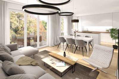 Großzügige, helle 4-Zimmer-Wohnung mit tollem Süd-West Balkon und offenem Wohn- / Essbereich