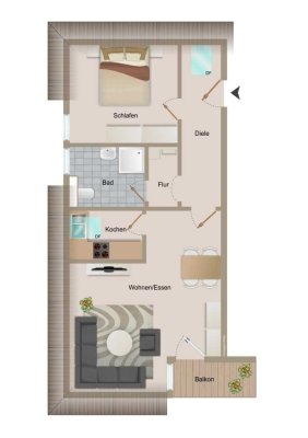 Gemütliches Zuhause in Offenburg-Bohlsbach – Ideal für Singles oder Paare