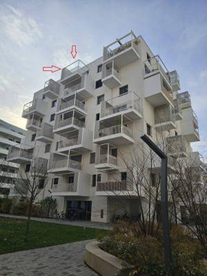 Hochwertiger Erstbezug (nahezu) mit Balkon und Fernblick, letzter Liftstock, Bruno-Marek-Allee, möbliert oder unmöbliert