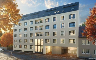 Moderne 2-Zimmer-Wohnung im 1. Obergeschoss