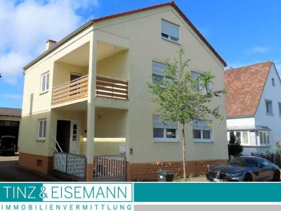 Zweifamilienhaus mit Nebengebäude und Garten in Eggenstein-Leopoldshafen