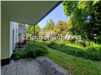 Tauschwohnung: **Wohnen im Erdgeschoss** 2 Zimmer-Wohnung mit Westterrasse