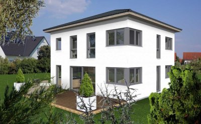 Plusenergie Einfamilienhaus auf Grundstück in Bestlage