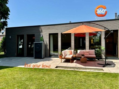 Moderner Bungalow -
Wohnen auf einer Ebene -
liebevoll kernsaniert - 2 Garagen
Jetzt einziehen!