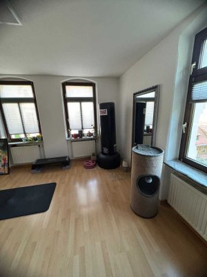 *Schöne, helle  2,5 Zimmer Wohnung in Meißen links der Elbe, nahe Altstadt, Blick auf Burg und Elbe*