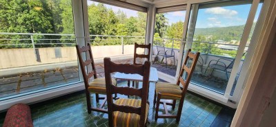 Penthouse mit Blick ueber die Stadt fuer Rockstar Parties