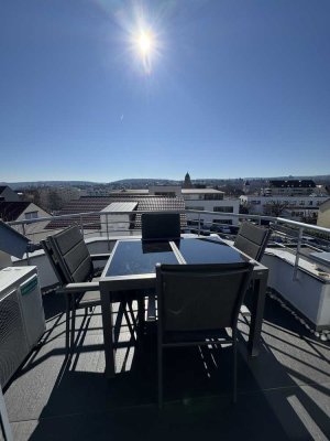 Gepflegte 4-Zimmer-Wohnung mit Balkon, Garage und Weitblick in Pforzheim-Brötzingen