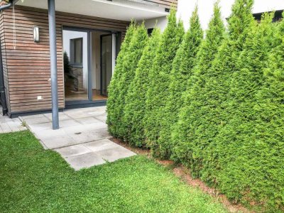 Moderne Garten-Garconniere zur Miete in zentrumsnaher Ruhelage in Maishofen