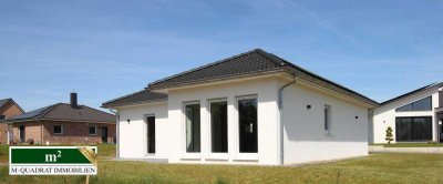 NEUBAU WINKELBUNGALOW BEZUGSBEREIT - KFW55 INKL. WÄRMEPUMPE, PV-ANLAGE & SPEICHER MIT JEW. 10 KWPEAK