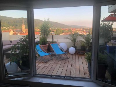 Über den Dächern von Heidelberg ....