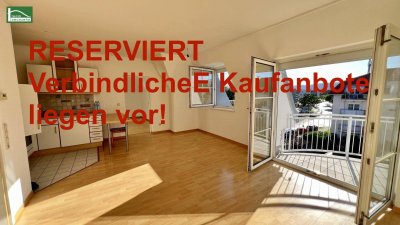 (RESERVIERT) Neuer Preis! Gute DG Wohnung, 50m² bei LKH, Balkon &amp; großer Keller mit ca. 14m², kein Lift (Kfz-Stellplatz zusätzlich)