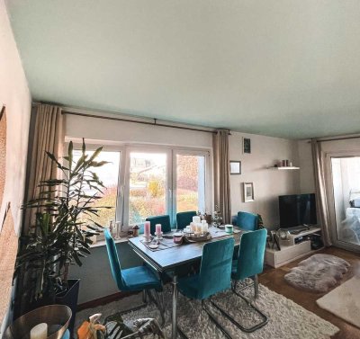 Renovierte 3-Zimmer-Wohnung in Wallhausen (Konstanz) mit Balkon & Garten