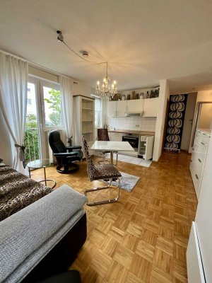 Möblierte 1-Zimmer-Wohnung mit Einbauküche in Lörrach-Stetten