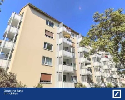 TOPLAGE Helle 3 Zimmer-Wohnung mit Balkon und Tageslichtbad in Niederrad nähe S-Bahn