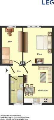 2-Zimmer-Wohnung in Bocholt Bocholt