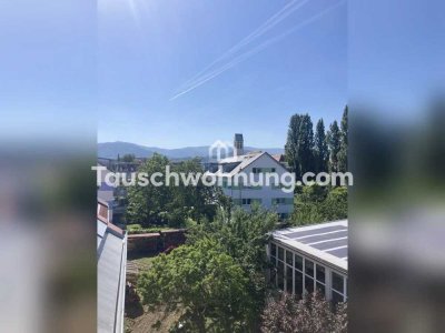 Tauschwohnung: Suche 2-3 Zimmer Whg - biete helle 3 Zimmer Whg (95 m2)