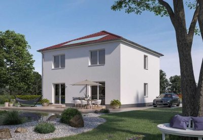 Geplanter Neubau 5-Zimmer-Stadtvilla mit Eigenstromanlage