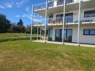 Alternative zum Haus! Traumwohnung mit Alpenblick und Garten.
