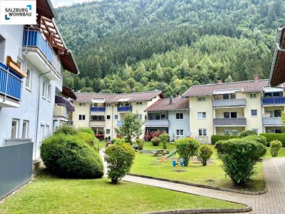 Wohnen in Bad Hofgastein! Geförderte 3-Zimmer Erdgeschoßwohnung mit Terrasse! Mit hoher Wohnbeihilfe oder Mietzinsminderung