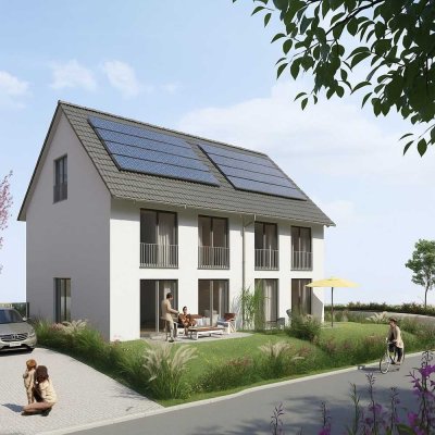 Wohnen wie im Einfamilienhaus-moderene Doppelhaushälfte in Großbettlingen!