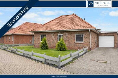 Lichtdurchflutetes Eigenheim mit Terrasse, Garten und Seezugang am Wangermeer.