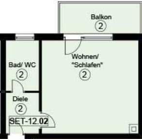 Stilvolle 1-Raum-Wohnung in Rastatt