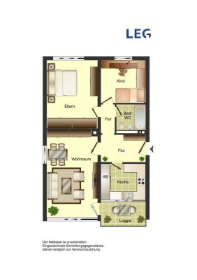 Demnächst frei! 3-Zimmer-Wohnung in Barntrup Barntrup