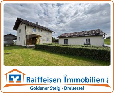 Ein-/Zweifamilienhaus in absolut ruhiger Randlage - Grafenau/Großarmschlag