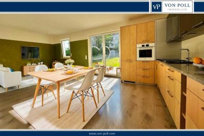 Helle und moderne Gartenwohnung mit Garage
