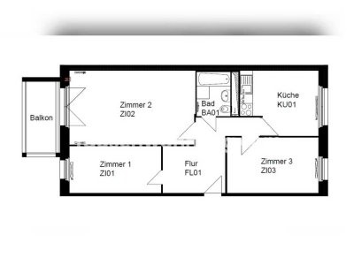 Tauschwohnung: Sanierte 3 Zimmer suchen neue Mieter