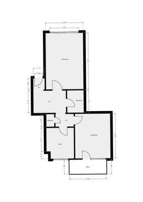 Möblierte und geschmackvoll eingerichtete 2-Raum-Wohnung mit Balkon in Duisburg-Neumühl