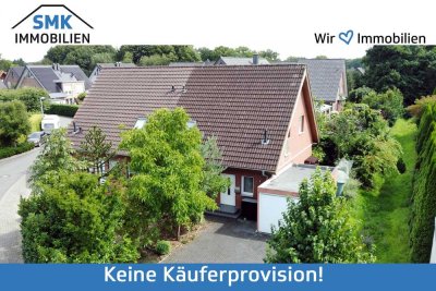 Schön aufgeteilte Doppelhaushälfte mit moderner
Technik, Kaminofen, PV-Anlage und Garage!