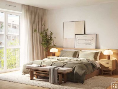 Moderne 3-Zimmer-Wohnung mit Südwest-Loggia und smartem Grundriss