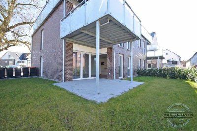 Exklusive Erdgeschoss-Terrassenwohnung mit Garten in Top-Lage – Jever Innenstadt