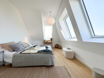 Modernes Neubau-Penthouse mit Aufdachterrasse