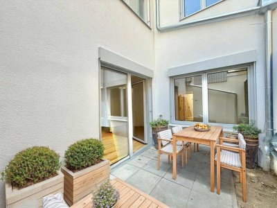 SOMMERAKTION - PROVISIONSFREI - Kurzzeitvermietung/Büro/ Praxis - 3 Zimmer - ca. 62m² NFL - EINBAUKÜCHE - Möbliert - Terrasse - Garten - Hofruhelage - Garage optional - Gewerbliche Widmung