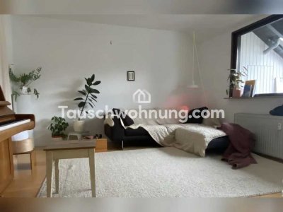 Tauschwohnung: Helle 3 Zimmer mit Balkon und Garten