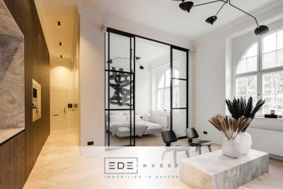 Designer Loft trifft Altbaucharme – Stilvolles Wohnen in eienr denkmalgeschützten Altbauperle