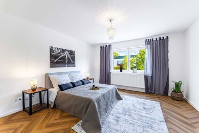 Ohne Makler: Erstbezug nach Kernsanierung. 206 m² Bungalow, Garten & Garage Objektvideo
