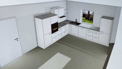 Von Privat zu vermieten - mit neuer Einbauküche, EG Wohnung, 4 Zimmer, schöner Südgarten