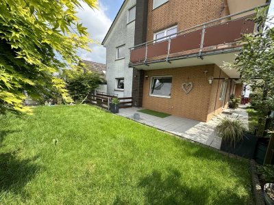 4 Zimmer Erdgeschosswohnung mit eigenem Garten zu vermieten