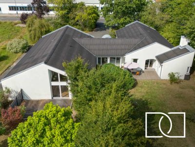 455m² Wohn- und Gewerbefläche! Repräsentativer Bungalow in zentraler Lage mit 3.600m² Grundstück