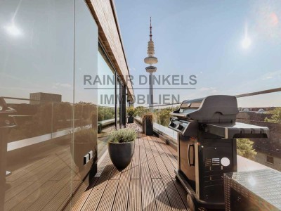 Urban Living auf höchstem Niveau – Design-Penthouse mit Kamin in exklusiver Endetage!